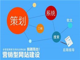 營銷型網站的策劃要策劃哪些內容